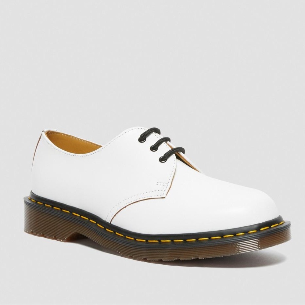 Dr. Martens White 1461 Oxford Shoes | M11 / L12 | White with Black Laces